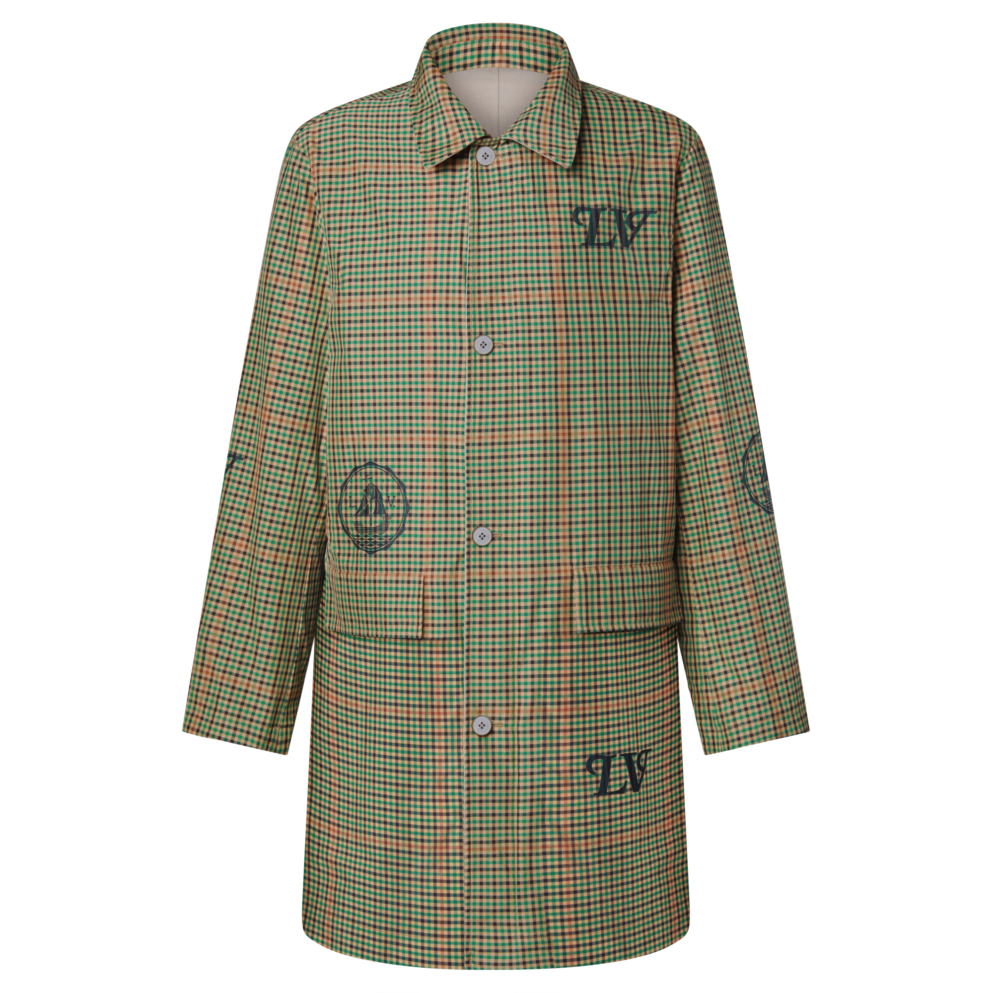 Graphic Reversible Raincoat - Men - Ready-to-Wear | LOUIS